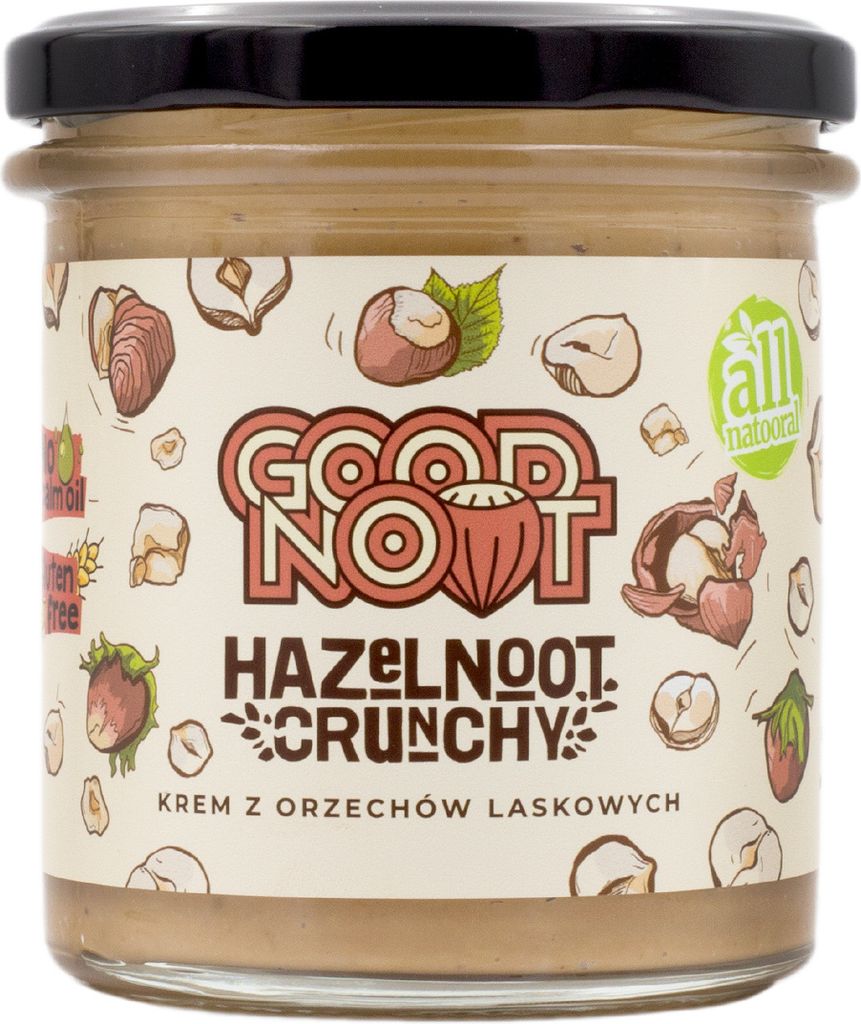 HASELNUSSCREME KNUSPRIG 300 g - GUTE NOOT