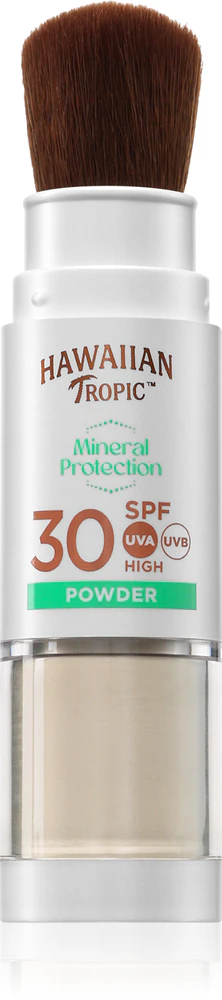 Hawaiian Tropic Mineral Protection Powder Brush protective and waterproof tanning powder SPF 30