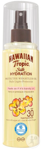 Hawaiian Tropic Sunscreen Oil Silk Hydration SPF30 Spray 150ml