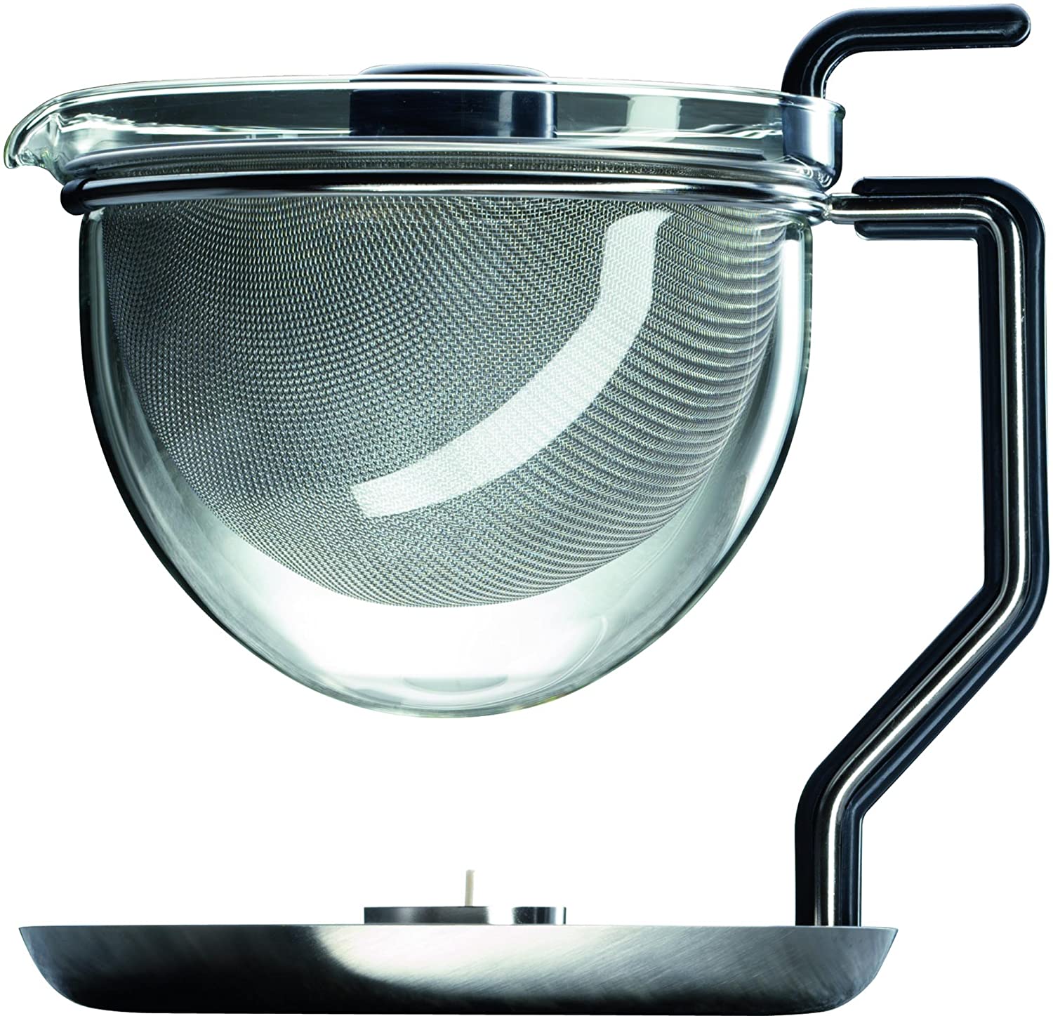 mono 10400 Teapot Chrome Nickel Stainless Steel 18/10, 22.5 cm x 17.1 cm x 20.3 cm