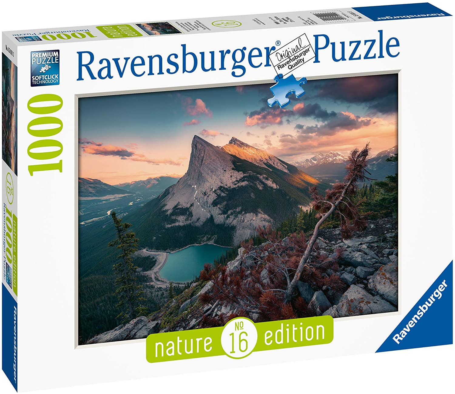 Ravensburger 15011 Jigsaw Puzzle 1000 Pieces Evening in the Rocky Mountains
