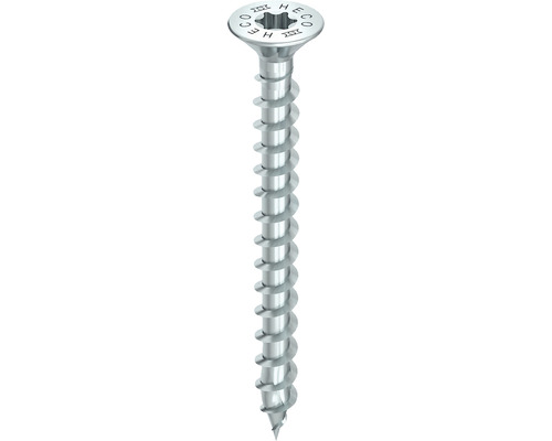 HECO-TOPIX-plus wood screw countersunk head with milling pockets TX full thread 3.5x25 mm blue galvanized 200 pieces