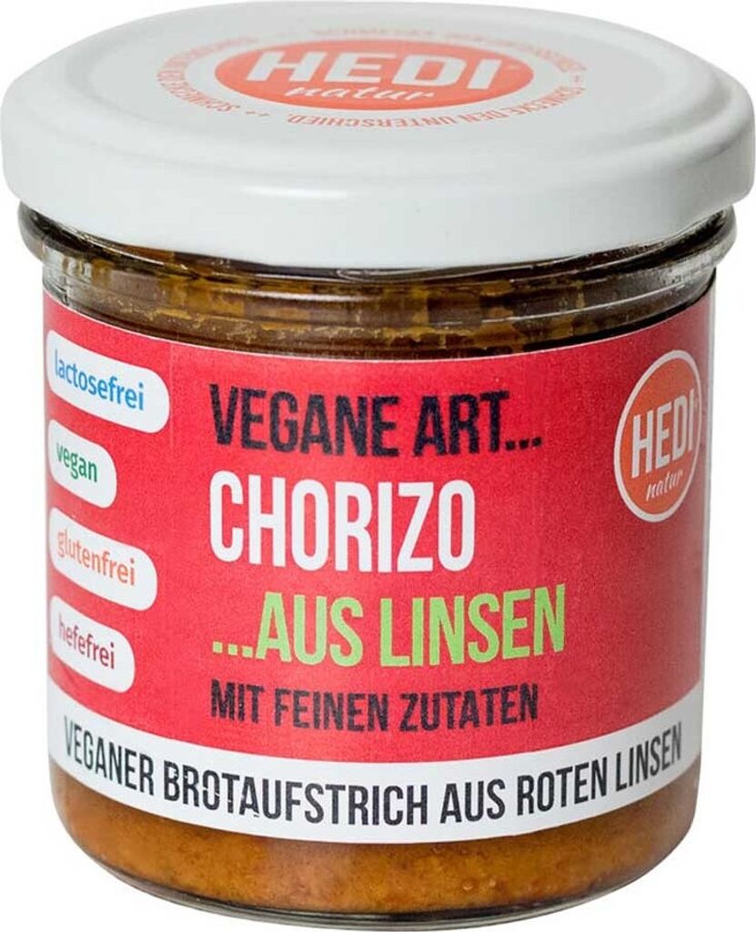 Hedi Vegane Art. . Chorizo mit feinen Zutaten -- 140g