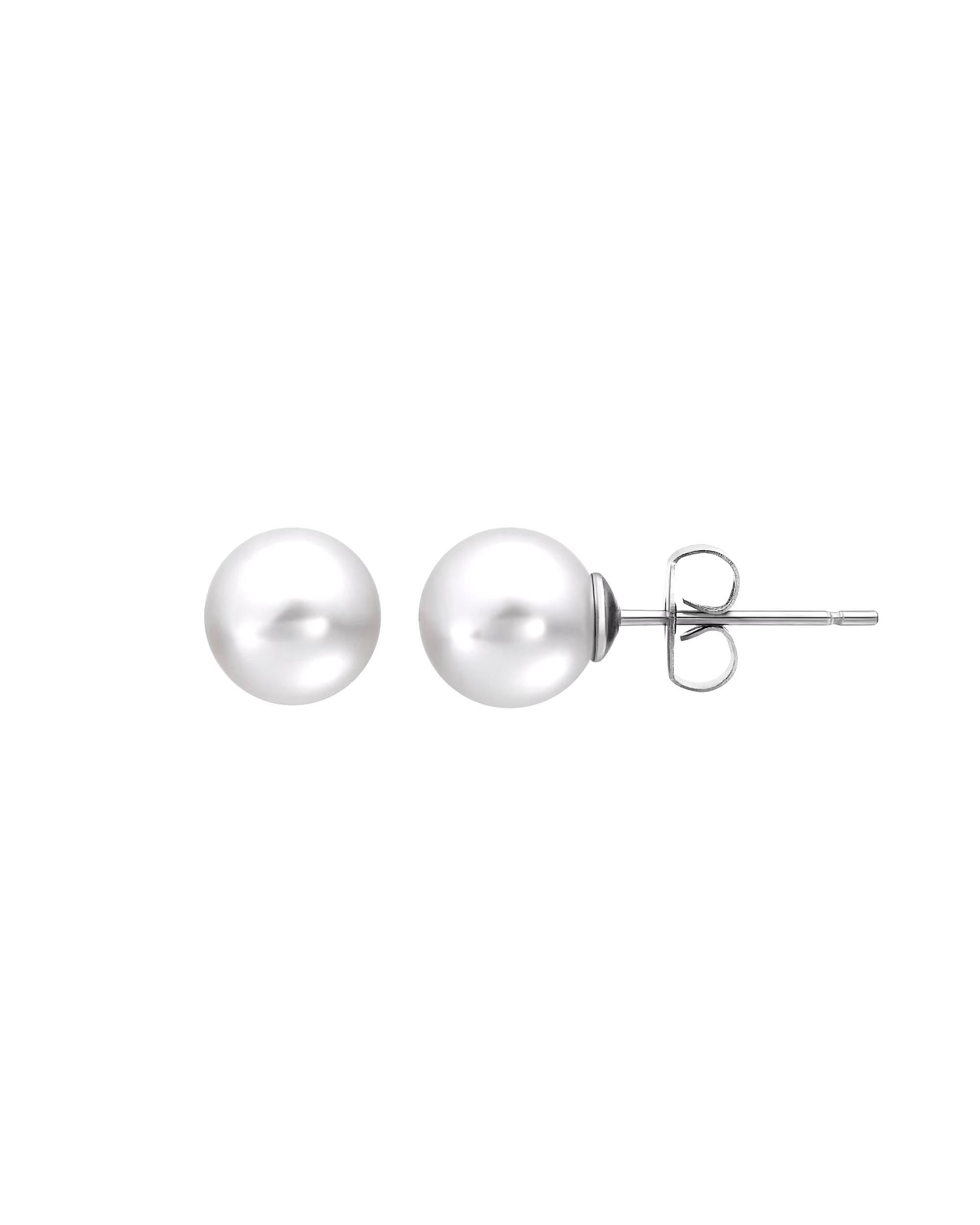 Heideman earring earrings pearl white