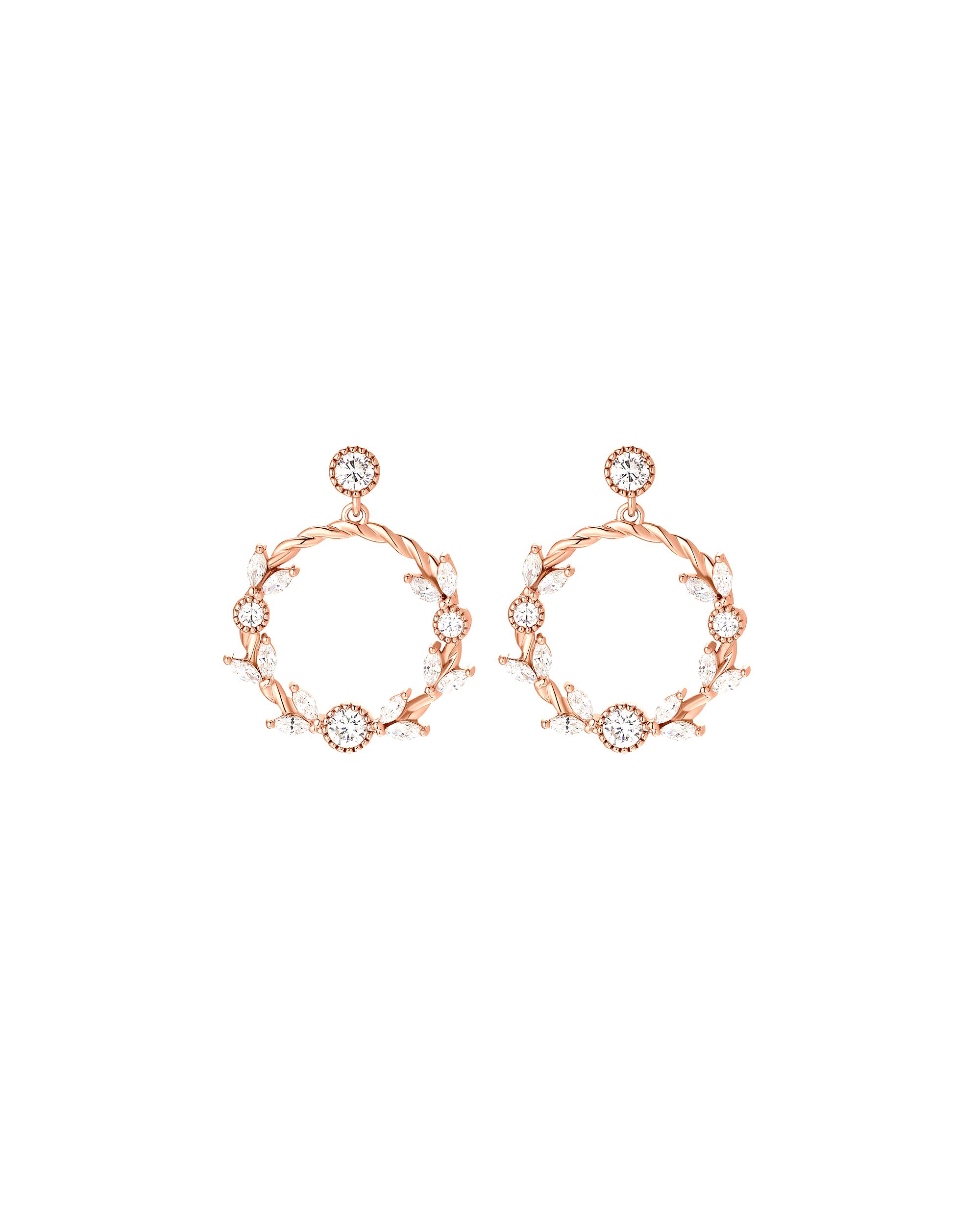 Heideman earring earrings Sienja rose gold colored