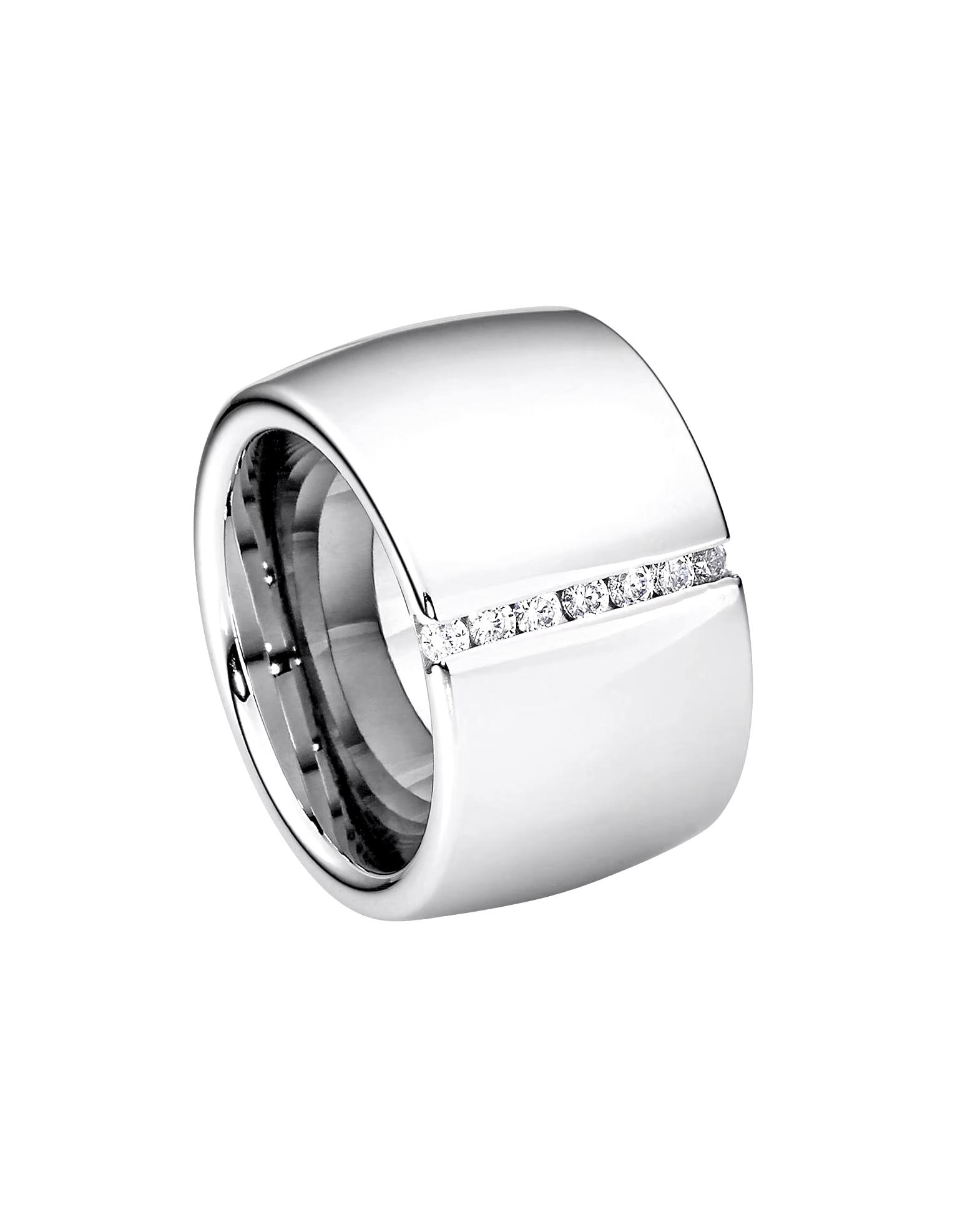 Heideman ring women's ring Lines silver-colored polished