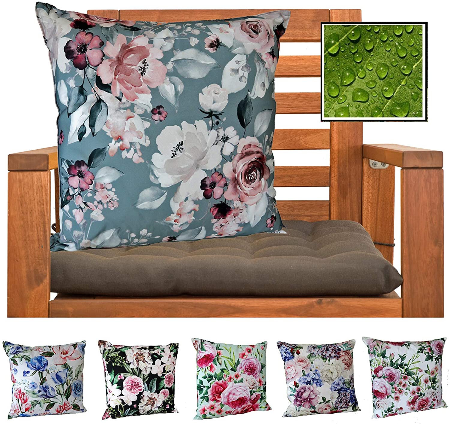 Heimtex Country ® Outdoor Pillows, Decorative Pillows, Dirt - And Water-Rep