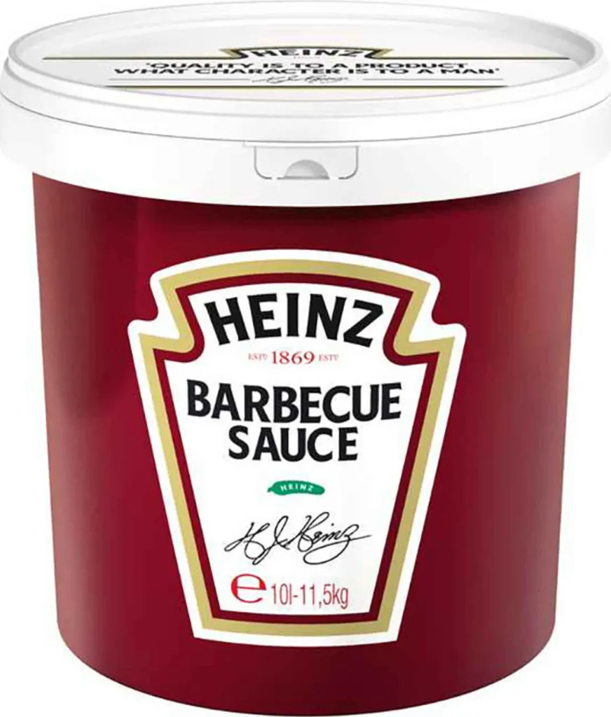 Heinz Barbecue Sauce sweet smoky spicy hot in a bucket 10000ml