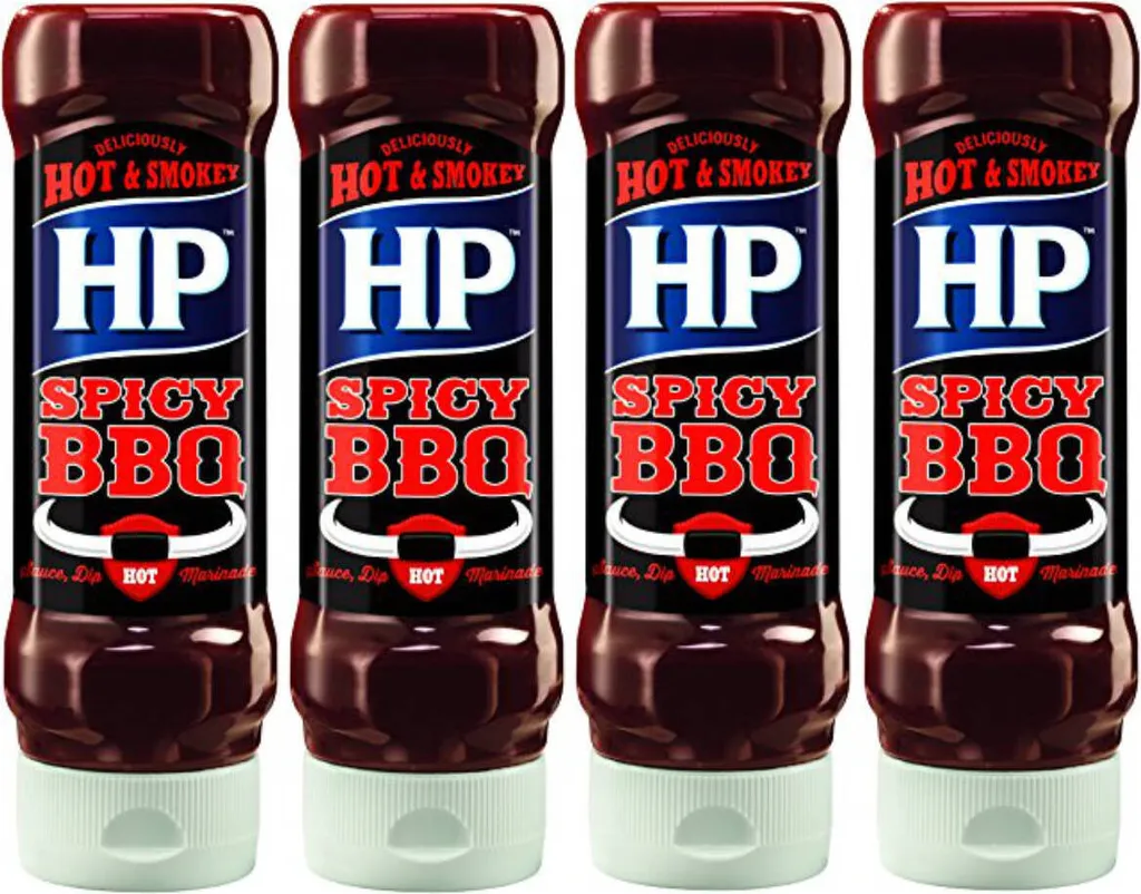 Heinz BBQ Sauce Hot and Spicy 400ml 4-pack