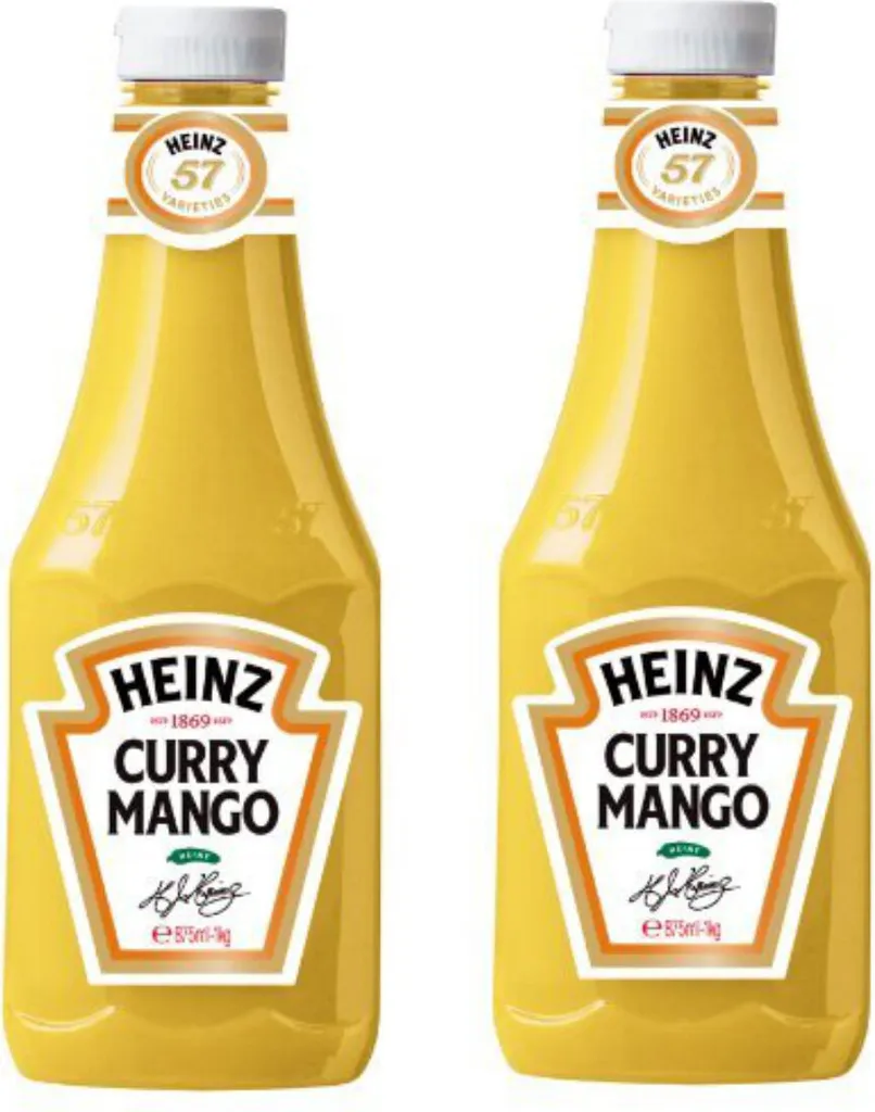 Heinz Curry Mango Sauce fruity creamy spicy sauce 875ml 2-pack