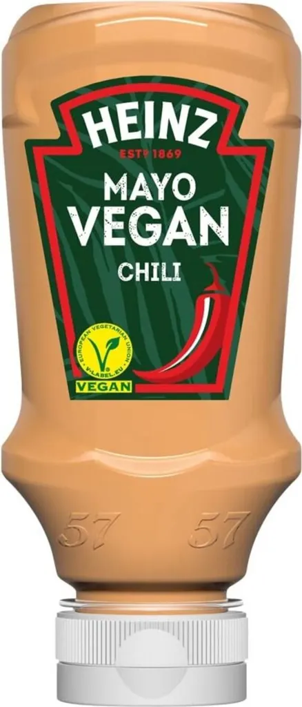 Heinz Mayonnaise Chili spicy heat creamy texture Vegan 220ml
