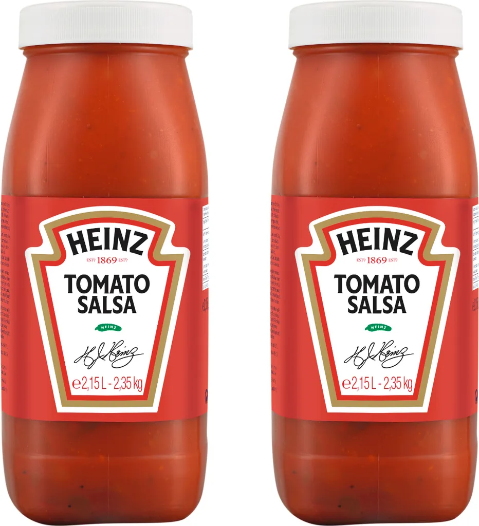 Heinz Tomato Salsa stückige Sauce in Plastik Kanne 2150ml 2er Pack