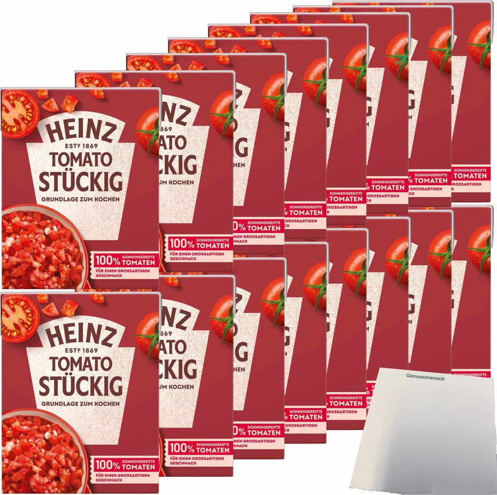 Heinz Tomato Chunky Cooking Base 16 Pack (16x390g Pack) + usy Block