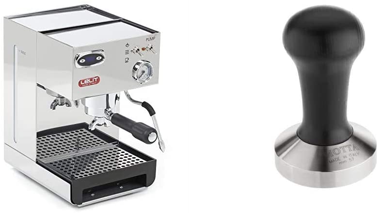 Lelit Anna Pl41tem Semi Professional Coffee Machine for Espresso, Cappuccino Pads, Coffee Temperature Control via PID Control, Stainless Steel Body, 2 Litres, Silver