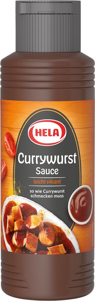 Hela Currywurst Sauce slightly spicy seasoning sauce for currywurst 300ml