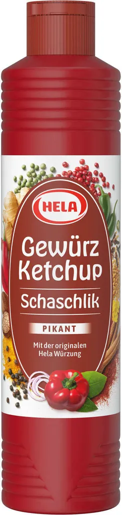 Hela Schaschlik Gewürzketchup mit einer besonderen Würzung 800ml
