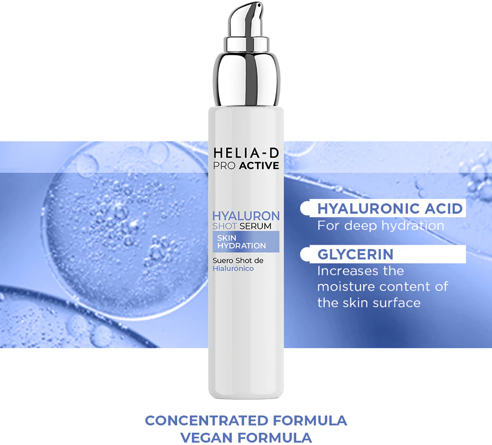 Helia-D Pro Active Hyaluronic moisturizing skin serum