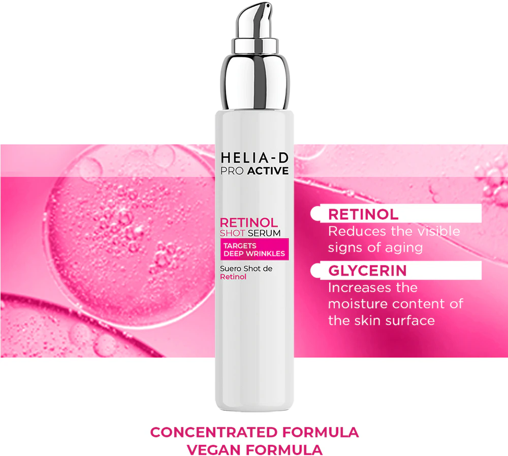 Helia-D Pro Active Retinol hydrating serum with retinol
