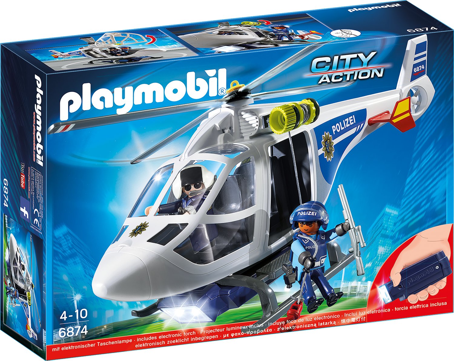 Playmobil Helicopter Led Search Light