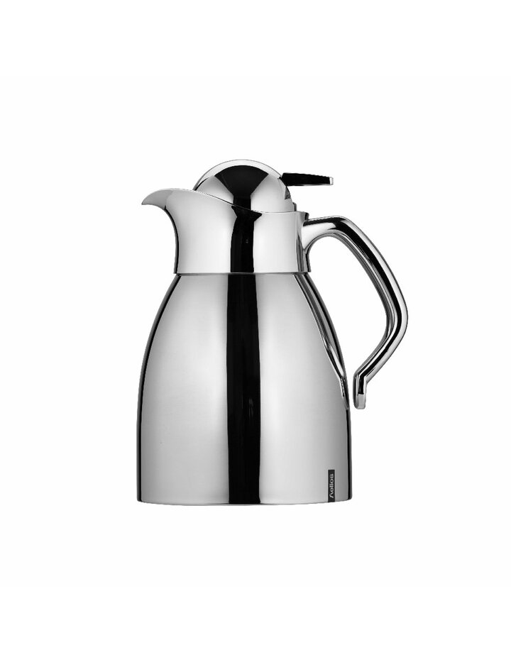 Helios Rondo Push Stainless Steel Insulated Jug 1.0 L Push Button