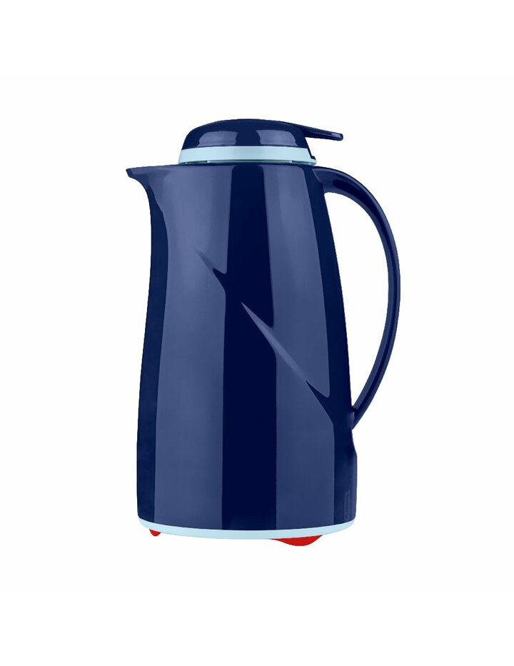 Helios Wave Push Insulated Jug With Dt 1.0 L Blue