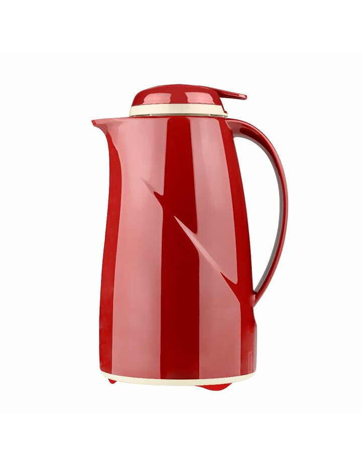 Helios Wave Push Insulated Jug With Dt 1.0 L Red