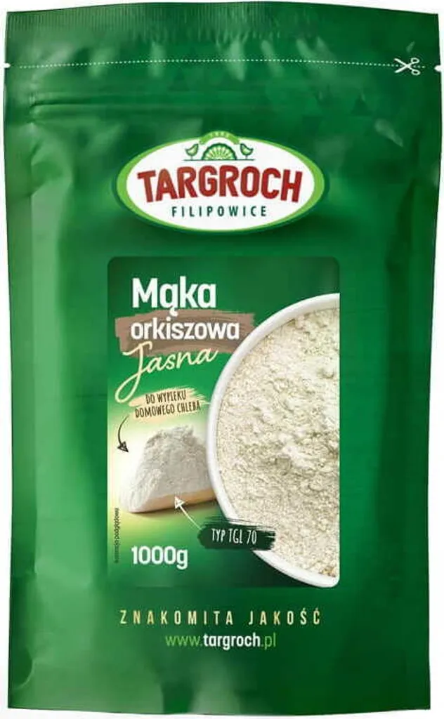 Light white spelt flour 1000g TARGROCH