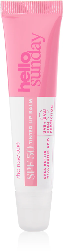hello sunday the rose one tinted lip balm tinting lip balm SPF 50
