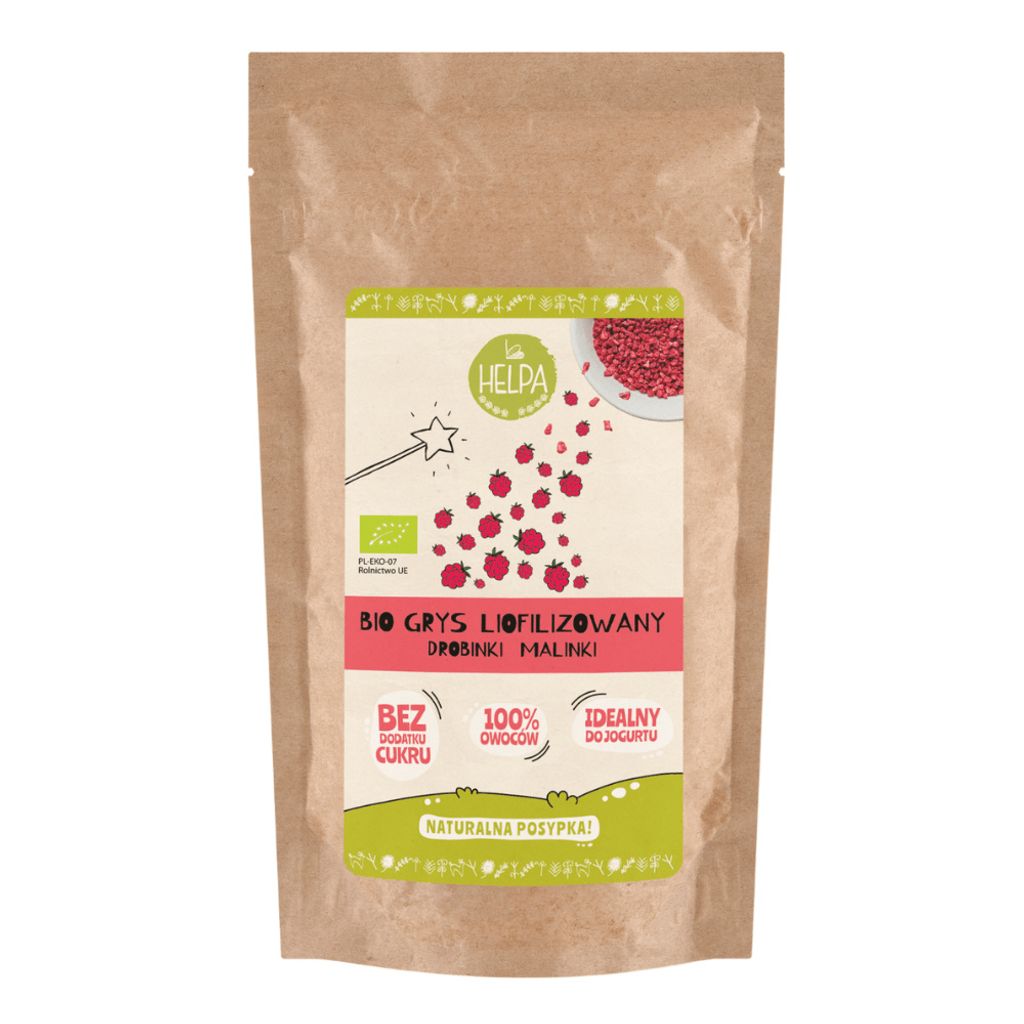 HELPA Freeze-dried raspberry No added sugar – 100% fruit
