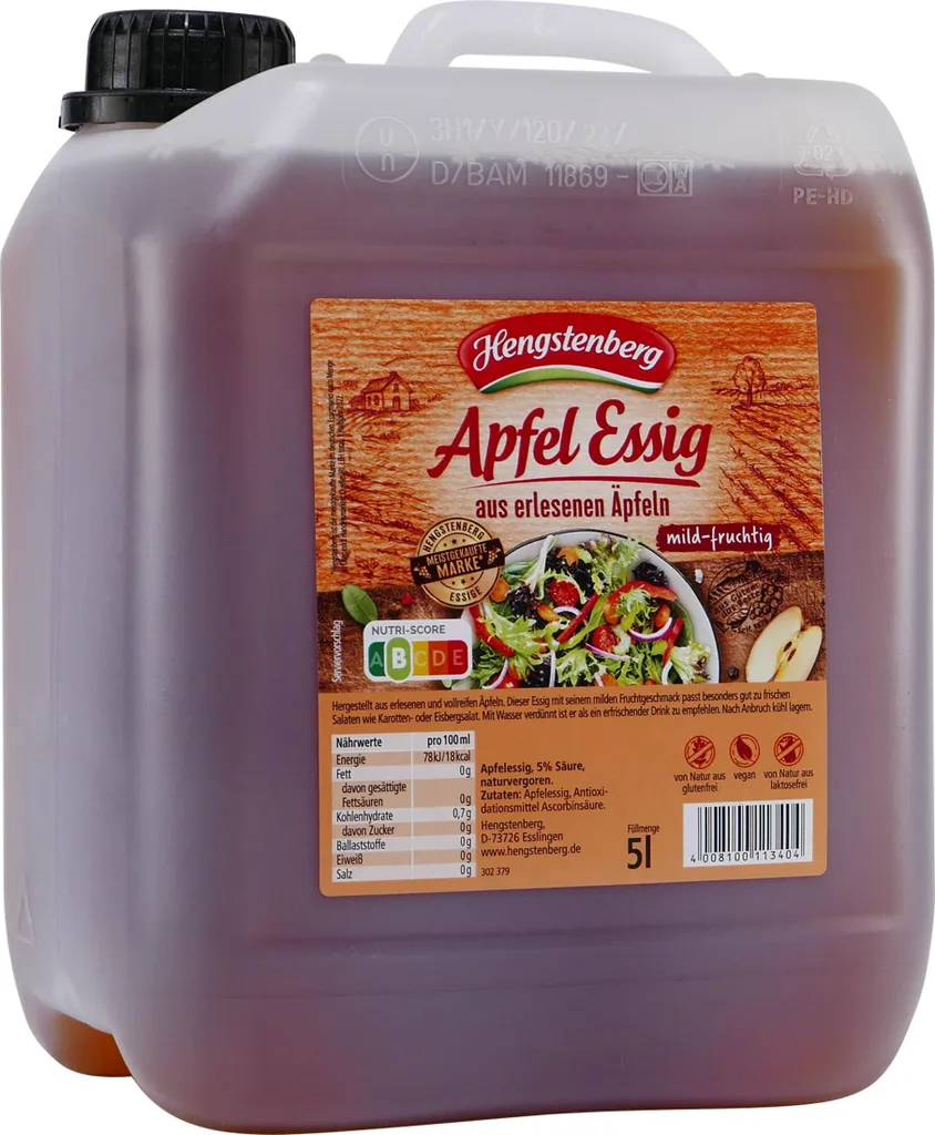 Hengstenberg Apple Cider Vinegar 5L