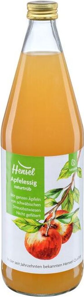 Hensel® Apple Cider Vinegar Naturally Cloudy - 750ml x 6 - 6-pack