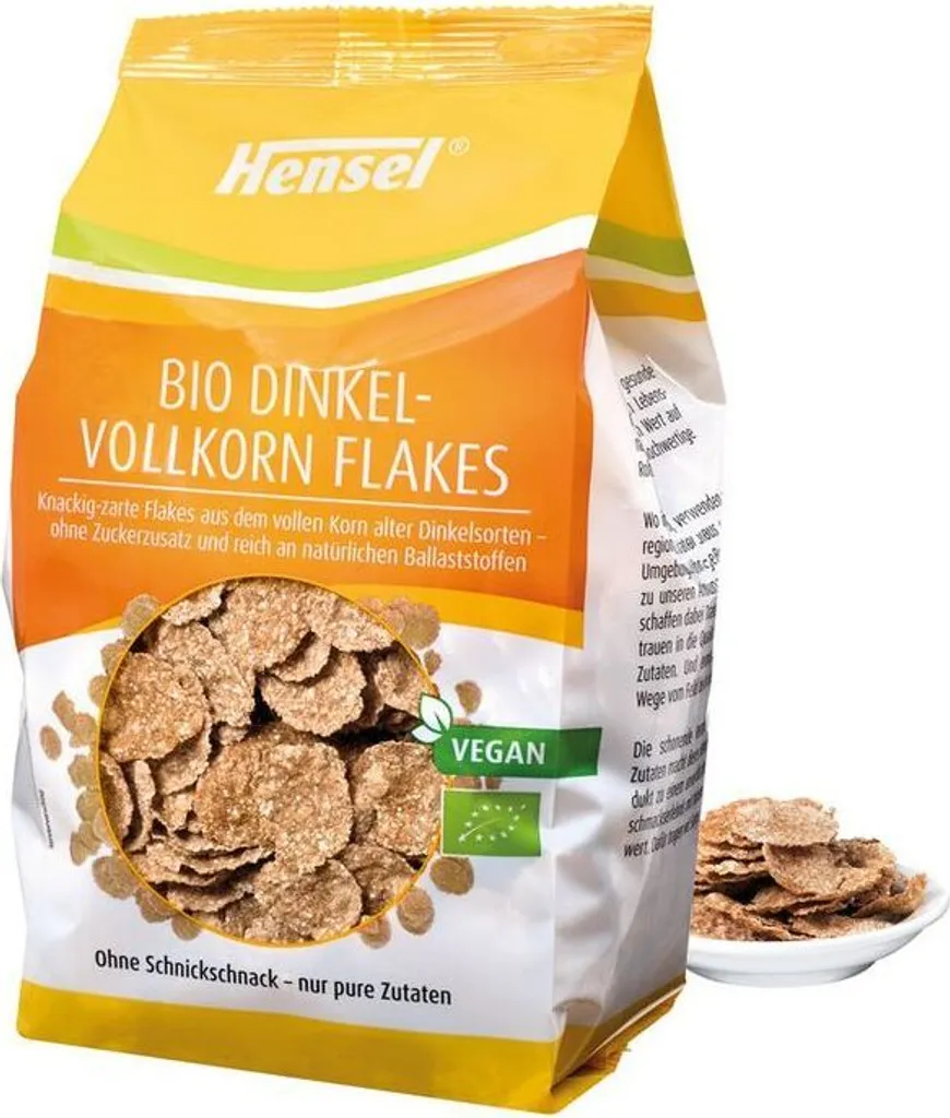 Hensel® Dinkelvollkorn Flakes-- 250g