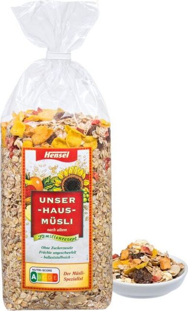 Hensel® Unser -Haus- Müsli - 1000g x 9  - 9er Pack VPE