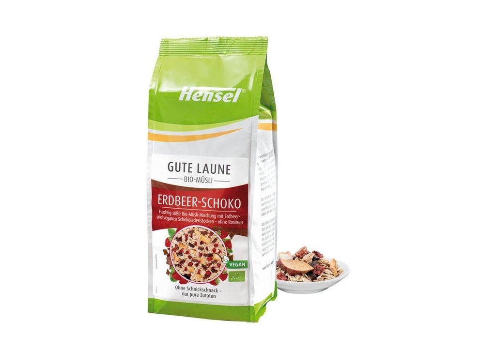 Hensel - Reform Gute Laune Müsli Erdbeer Schoko 454g