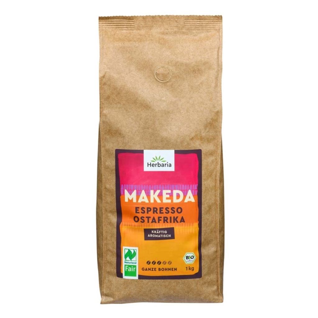 Herbaria Espresso MAKEDA whole bean - Naturland Fair 1kg
