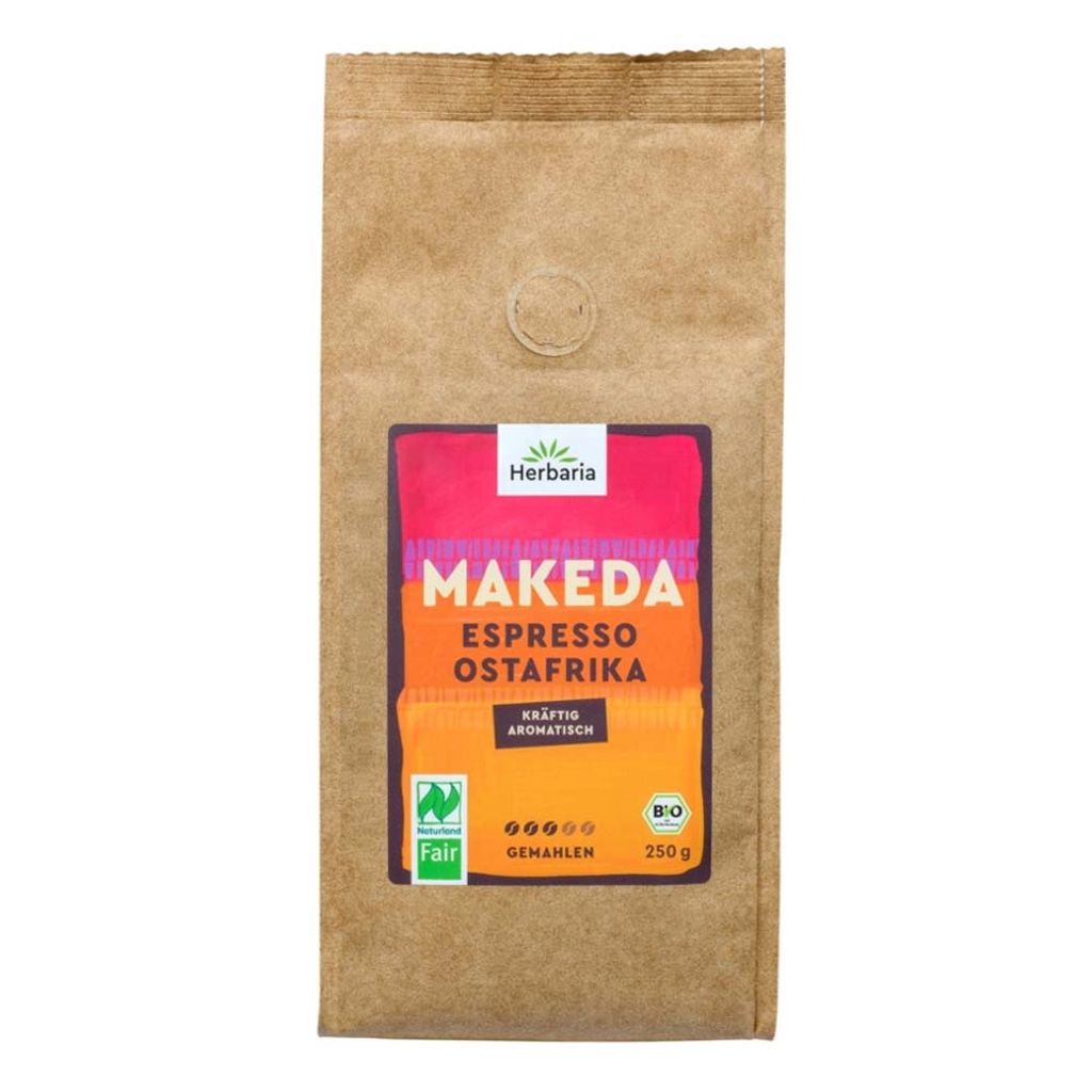 Herbaria Espresso MAKEDA ground - Naturland Fair 250g