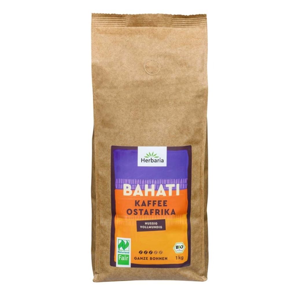 Herbaria Coffee BAHATI whole bean - Naturland Fair 1kg