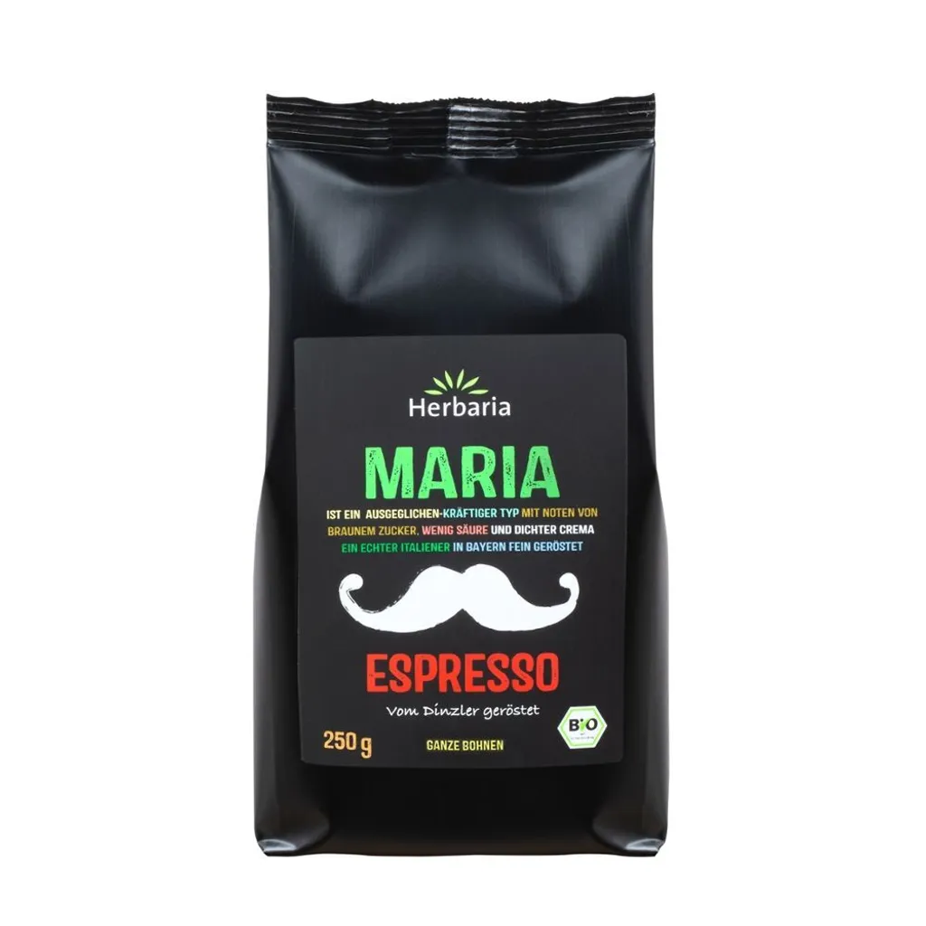 Herbaria Maria Espresso whole beans 250g