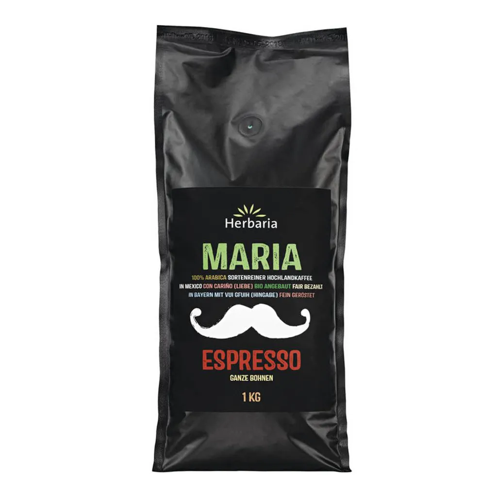 Herbaria Maria Espresso, whole beans 1 kg