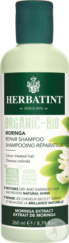 Herbatint Organic Moringa Repair Shampoo Bottle 260ml