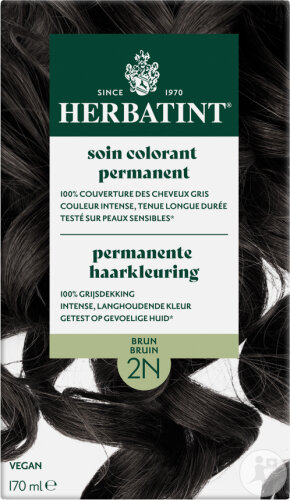 Herbatint Permanent Hair Color 2N Brown 1 Kit