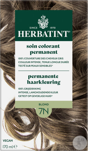 Herbatint Permanent Hair Color 7N Blonde 1 Kit