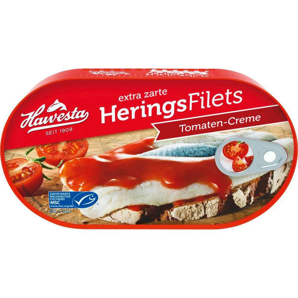 herring fillet, tomato