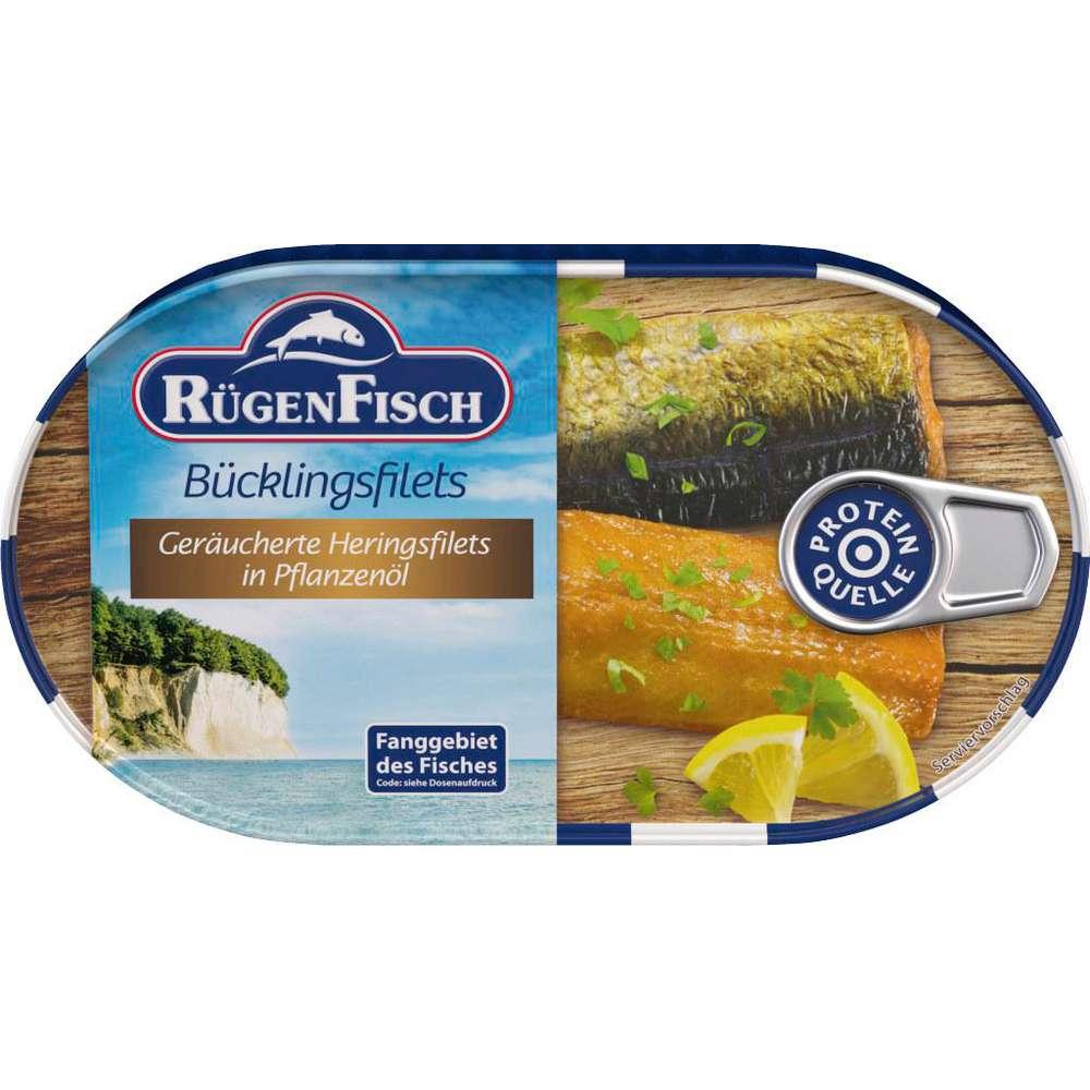 Herring fillets and bloater fillets in fine vegetable oil