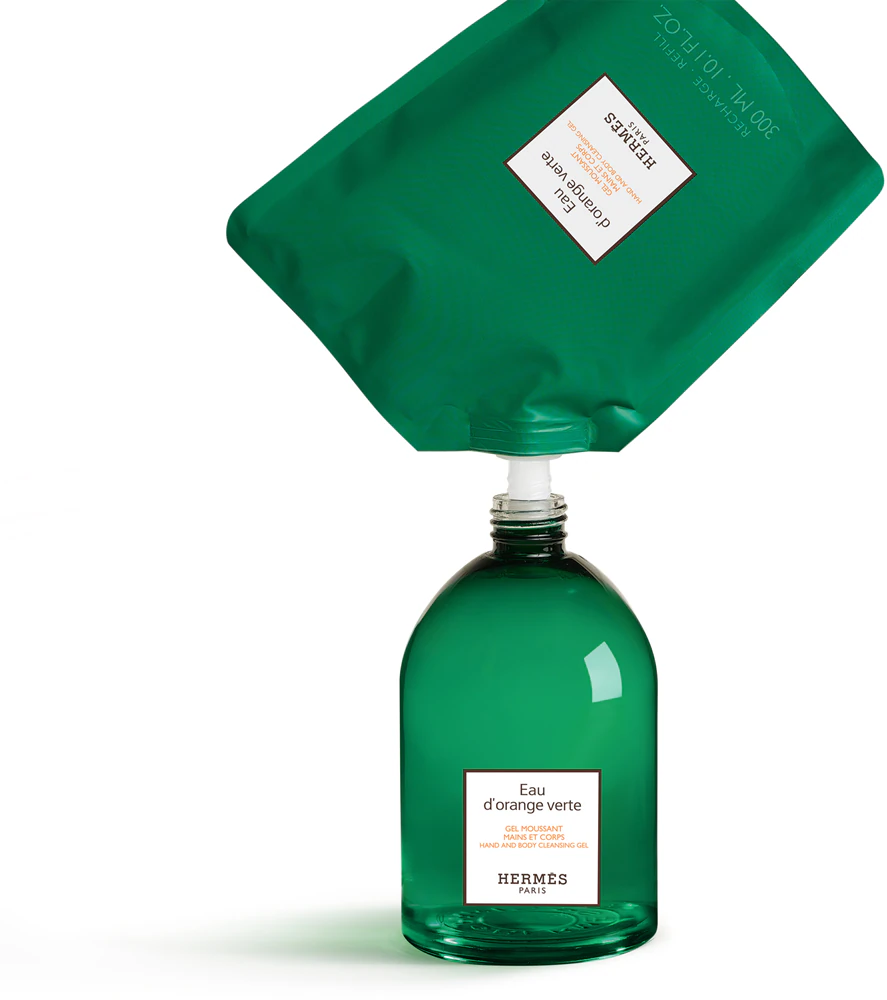 HERMÈS Le Bain Eau dorange verte cleansing gel for hands and body