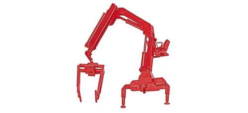 Herpa 051507-002 Hiab Loading Crane With Pallet Fork 1:87 Red
