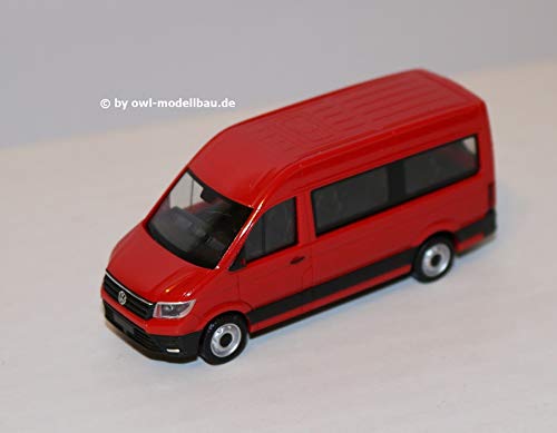 Herpa Miniaturmodelle GmbH Herpa 094252 High Roof Vw Crafter Bus Red