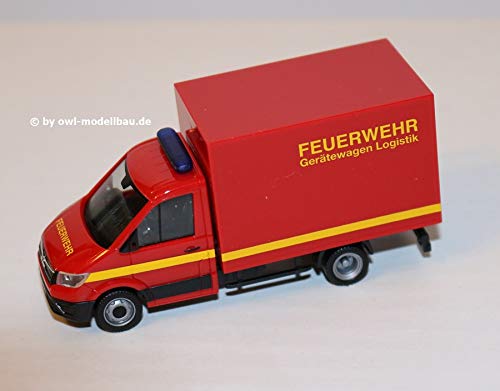 Herpa Miniaturmodelle GmbH Herpa 094320 Man Tge Suitcase Lorry Fire Brigade