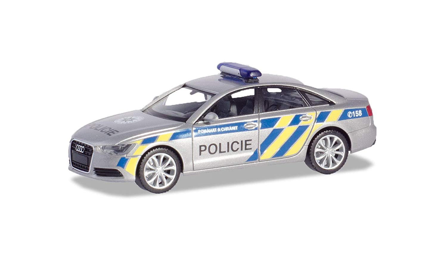 Herpa Miniaturmodelle GmbH Herpa 094429 Audi A6 Limousine Police Prague Multi-Coloured