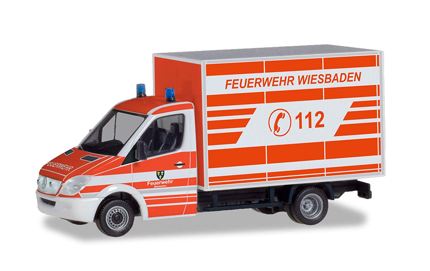 Herpa Miniaturmodelle GmbH Herpa 094511 Mercedes-Benz Sprinter Case Fire Brigade Multi-Coloured